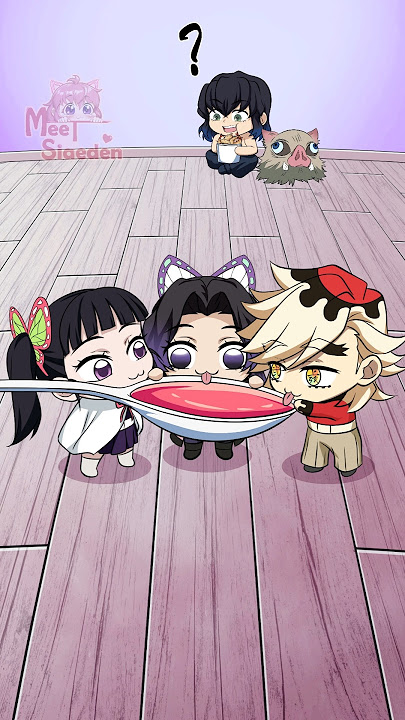 👅 Food Tasting | Shinobu VS Douma #DemonSlayer #KimetsuNoYaibs