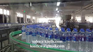 30000BPH bottled water plant: COMBI bottling line