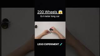 200 wheel car 🚗 , Longest RC  car ,LEGO EXPERIMENT #popular #lego #robot #ternding #like