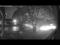 Ring camera captures moment car slams into home