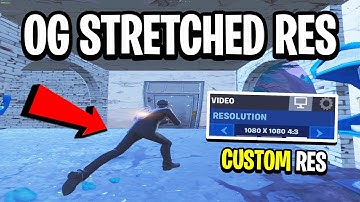 How to get stretched resolution in Fortnite Chapter 5 (AMD) 2024
