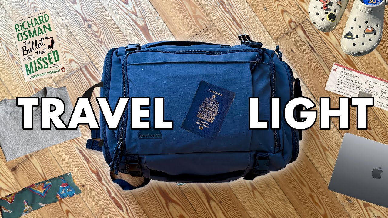 how to travel with one backpack ONLY (pack with me) ✈️