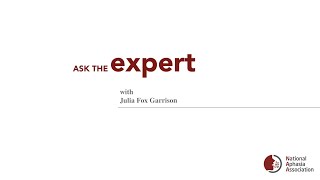 Ask the Expert with author Julia Fox Garrison