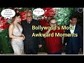 Bollywood celebrities awkward moments  falling  fighting wardrobe malfunction and double meanings