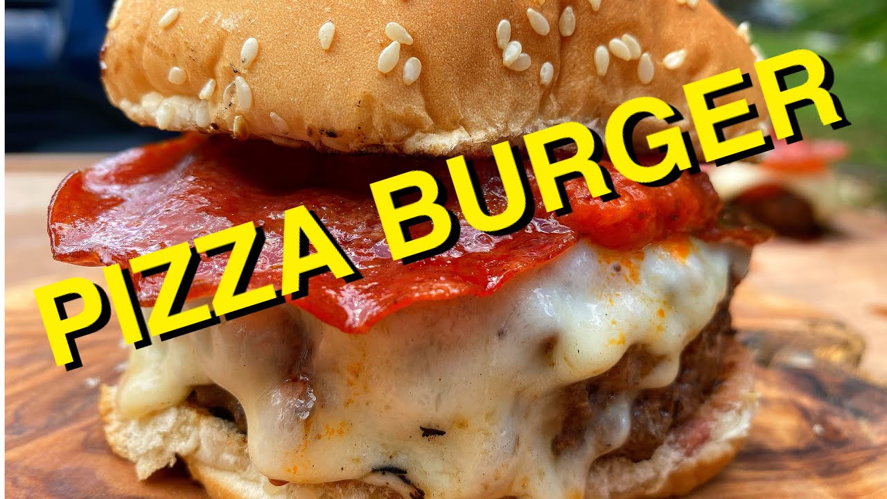 THE PIZZA BURGER/ How to make a pizza burger YouTube