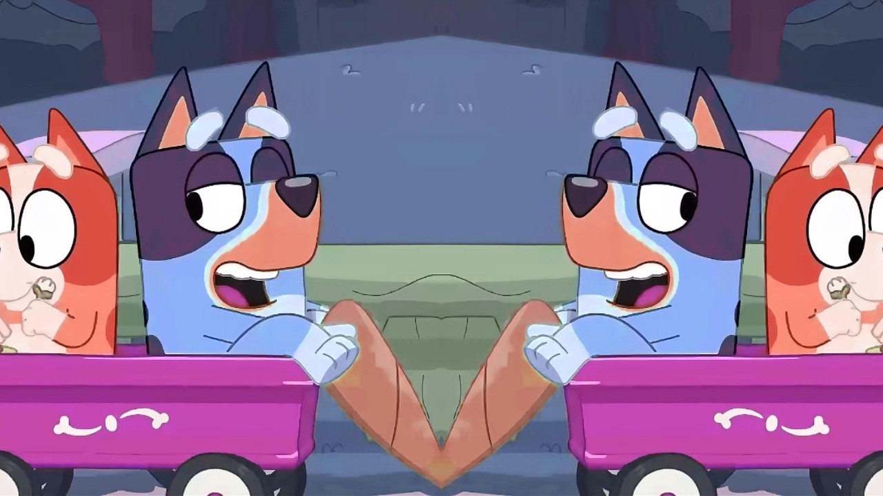 Bluey - The Wagon Ride 🚗😹 [Sponsored By Klasky Csupo Effects] - YouTube