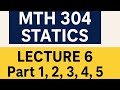 Mth304 Short Lecture 6 Statics|VU Pakistan|