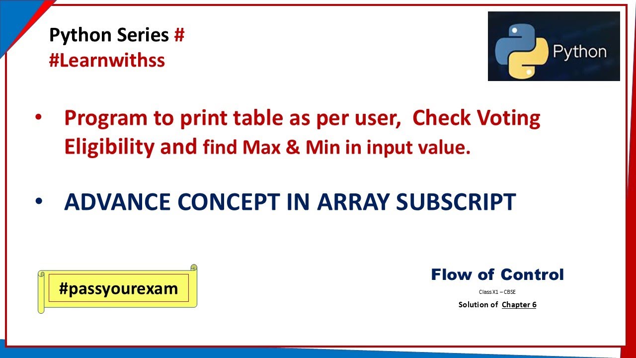 Python Problem Solution for beginner Python Tutorial, V 08 50 ...