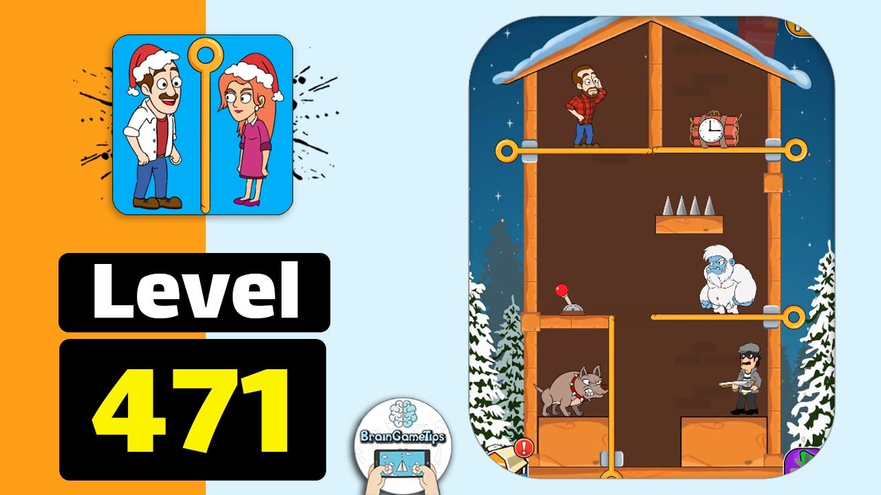 Home Pin: Pull The Pin Puzzle - Level 471 Walkthrough