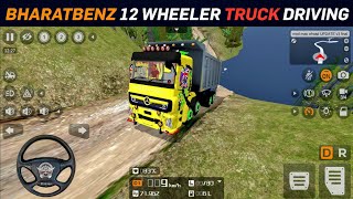 BharatBenz 12-Wheeler Truck Driving Madness! 🚚💨 screenshot 2