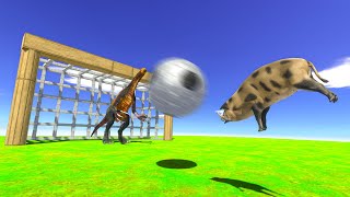 3v3 SOCCER | MAMMALS VS HERBIVORES PLAY FOOTBALL - Animal Revolt Battle Simulator