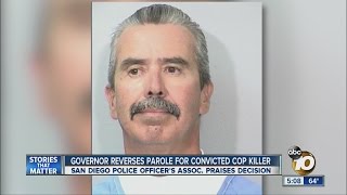 Governor reverses parole for convicted cop killer