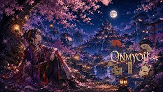 2h Fantasy BGM, Relax BGM | ONMYOJI - a court diviner's quiet night on a moonlit garden veranda screenshot 3