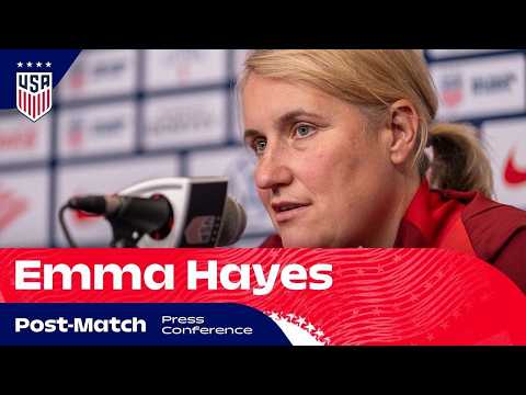 Emma Hayes Post\u002DMatch Press Conference | USWNT vs Spain