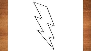 Famous HOW TO DRAW A LIGHTNING BOLT EASY | EASY DRAWINGS Net Worth