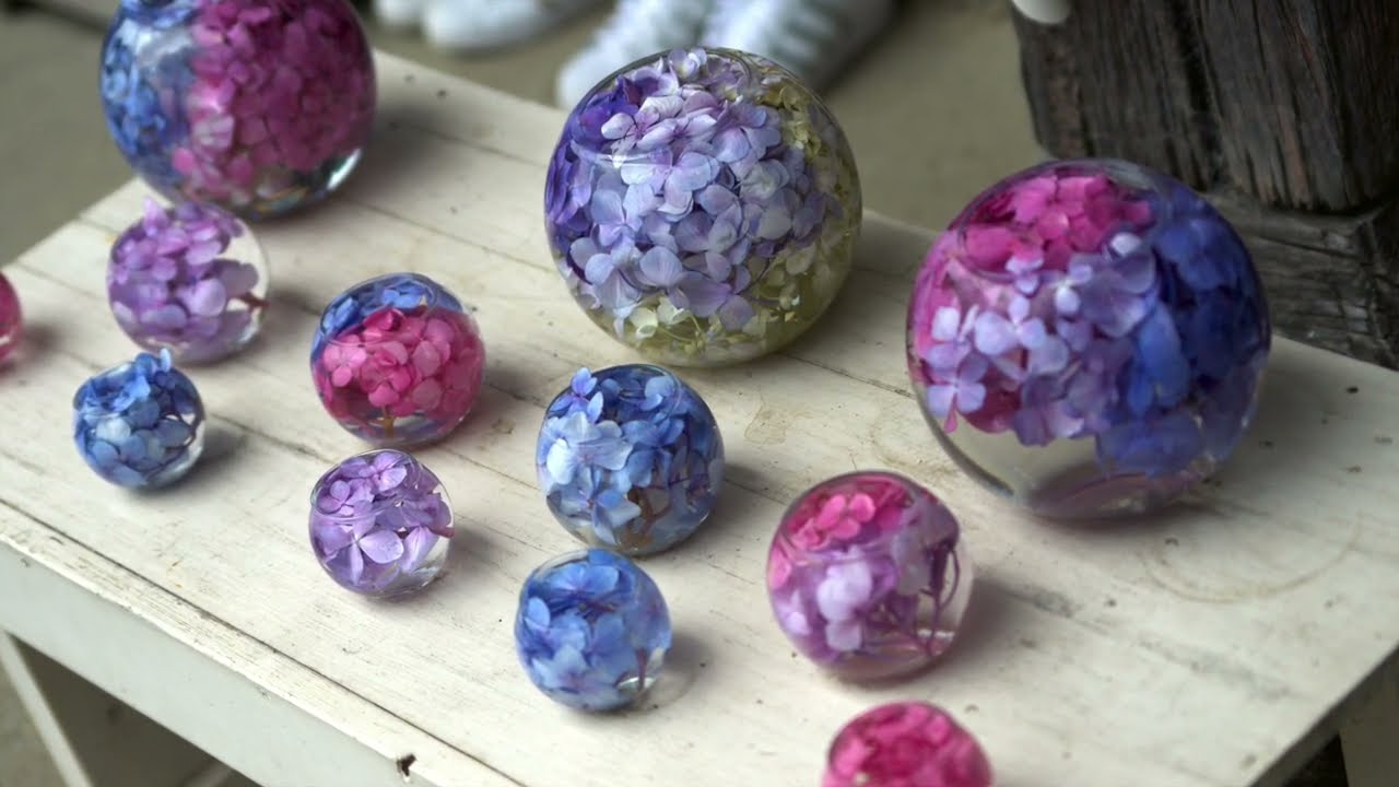 奈良 般若寺のアジサイ花手水 はなちょうず 見てきました 奈良観光 あじさいガラスボール Youtube