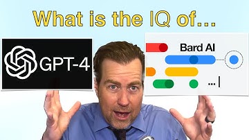 GPT-4 vs GPT-3.5 vs Google Bard: What are their IQs? | AI Language Model Comparison