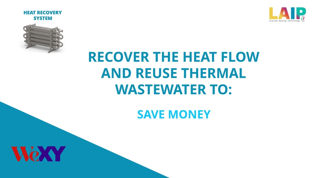 Heat Recovery system - Reuse Wastewater to improve Energy Efficiency │WeXY by LAIP