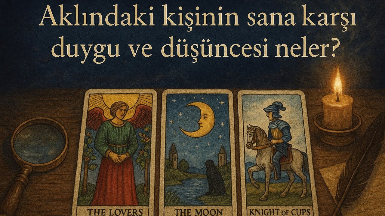 Aklındaki Kişinin Sana Karşı Duygu Ve Düşüncesi Neler?❤ Deste Seç❤#tarot #tarotreading