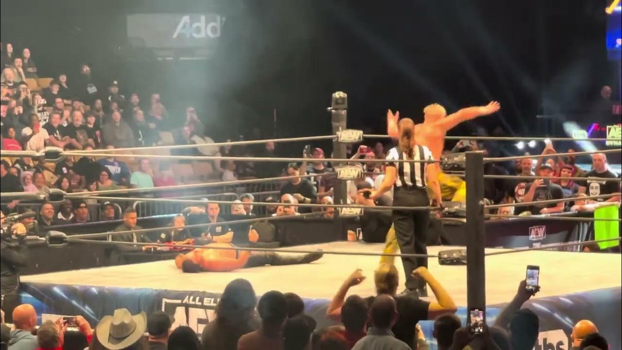 Scott Taylor (Scotty 2 Hotty) hits the Worm - AEW Dynamite 12/27/2023 ...