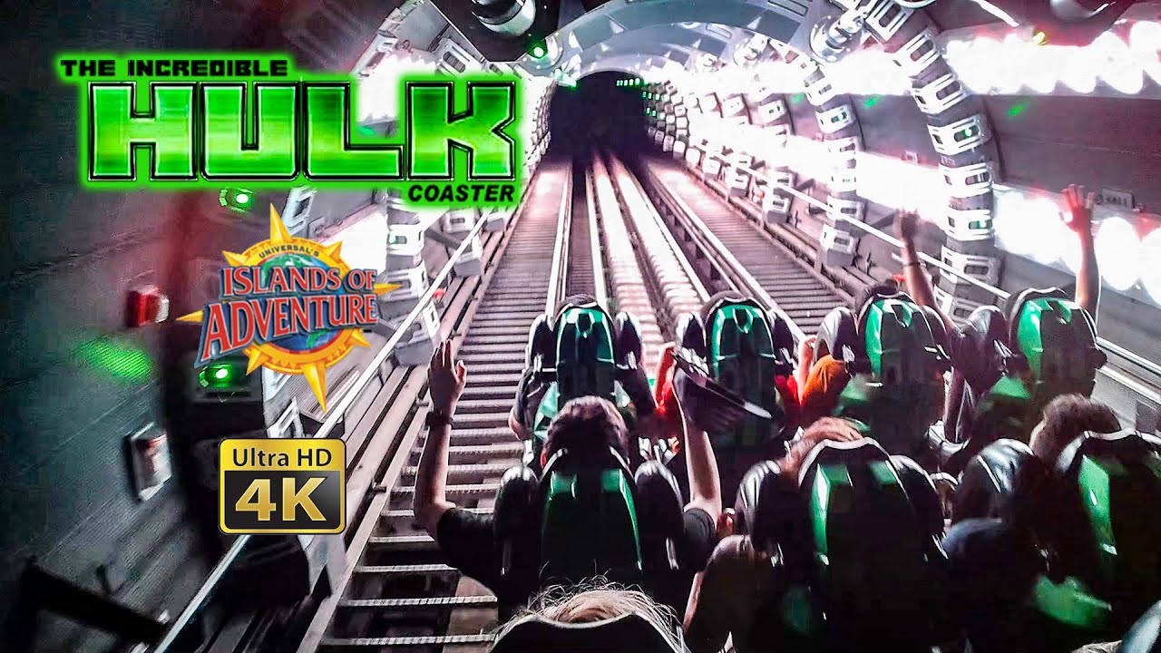 2022 The Incredible Hulk Coaster at Night On Ride 4K POV Islands of Adventure Universal Orlando