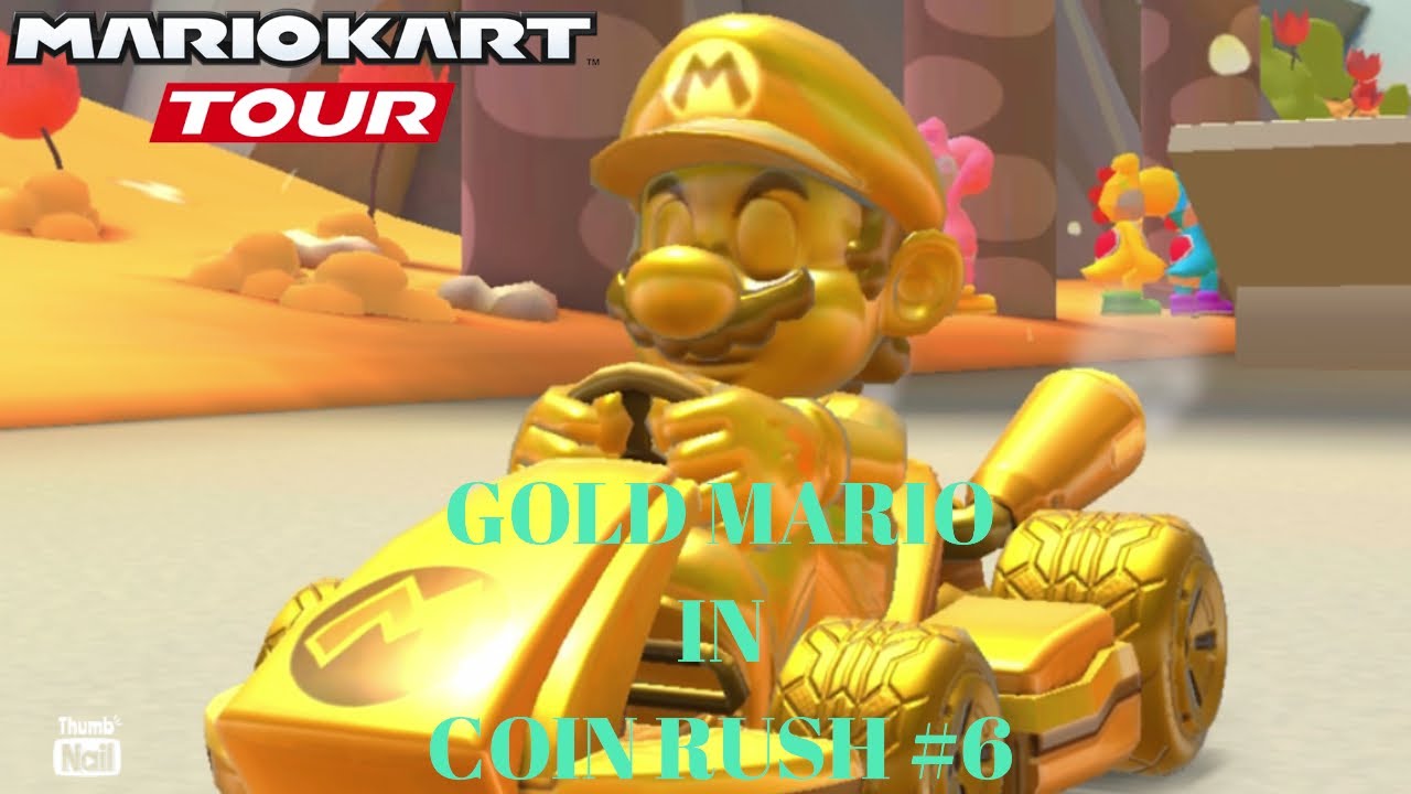 Mario Kart Tour Gold Mario in Coin Rush 6 YouTube