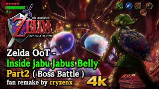 Unreal Engine [5.7.4] Zelda OoT - Inside jabu Jabus Belly Part2 ( Boss Battle ) fanremake by cryzenx