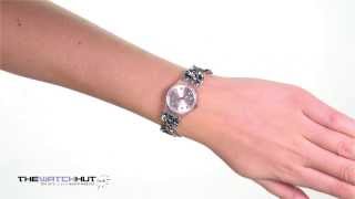 Swatch Ladies Stone Set Bracelet Watch LK292G - YouTube