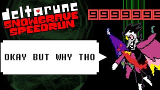 Deltarune CH2 Glitchless Speedrun (Snowgrave Route)