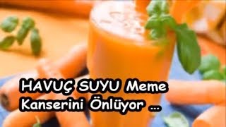 Havuç Suyu Meme Kanserini Önlüyor