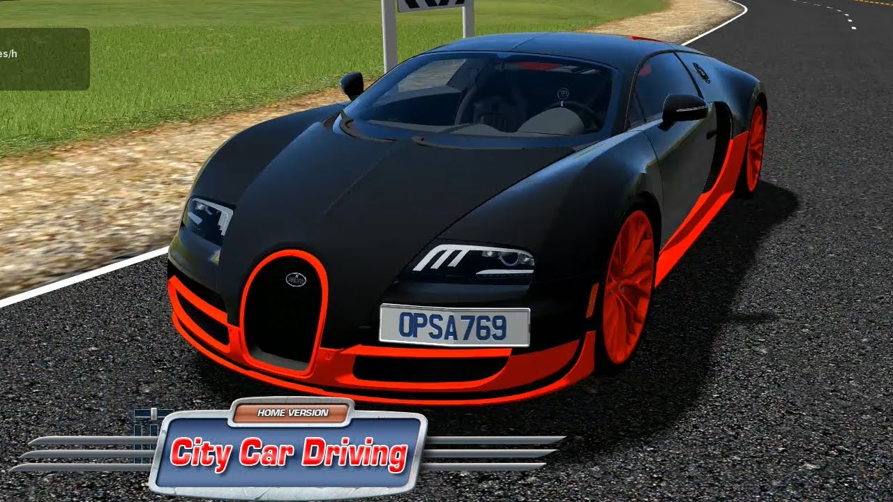 City car driving bugatti City car driving bugatti