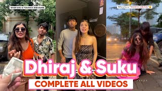 Dhiraj and Suku Funny Couple Reels By Zinesh Thakur dhirajjjjj_  _beingsuku_ complete videos
