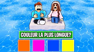 LA COULEUR LA PLUS LONGUE GAGNE Dans Roblox