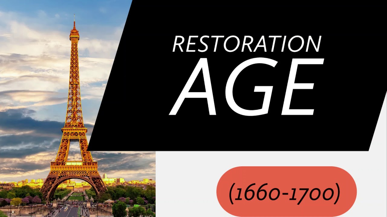 The Restoration Age (Origin & Growth) || The Age of Dryden ||
