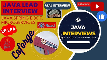 COFORGE interview Questions | Java interview Questions | Java 8 coding Interview | Microservices