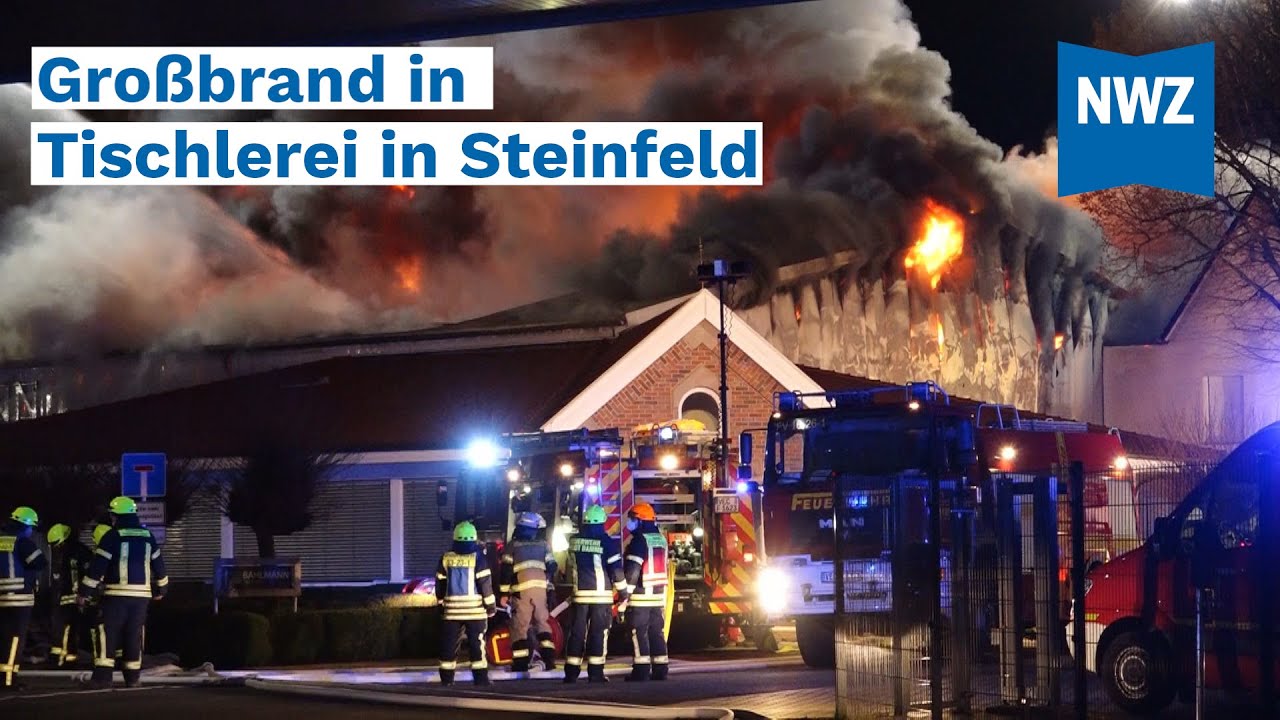 Millionen Schaden nach Tischlerei-Brand in Steinfeld