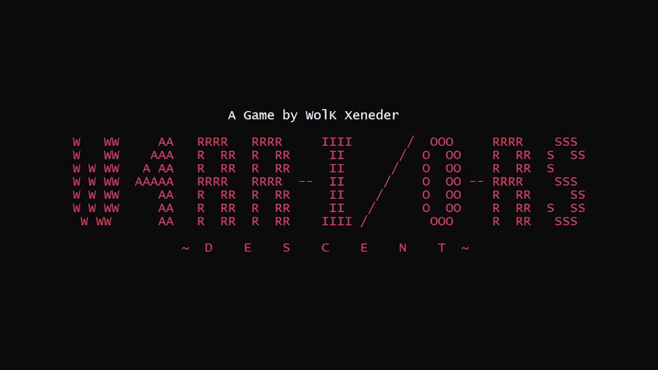 W4RR-i/o-RS: Descent Trailer