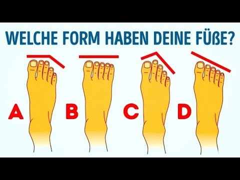 Video: Arten Von Füßen: Kann Die Fußform Ihre Abstammung Oder Persönlichkeit Bestimmen?