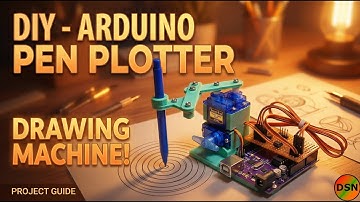 I Built a DIY Pen Plotter from Scratch! (Arduino + Custom G-code)