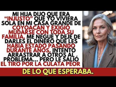 Mi hija dijo que era injusto que viviera sola… entonces exigió quedarse con mi casa