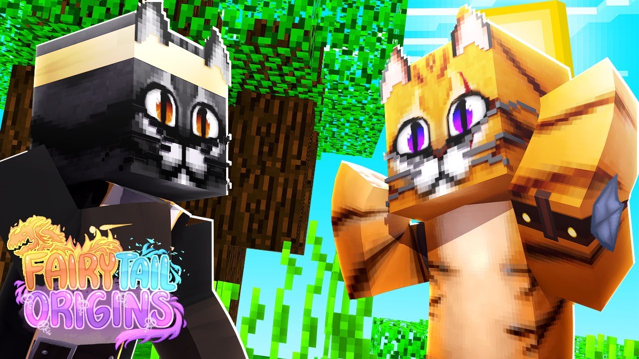 I Become a CAT?! | Minecraft Fairy Tail Origins|  (Magic Minecraft Roleplay)