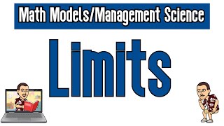 Limits
In this video we work through the Limits section for my Math Models/Management Science class. Limits