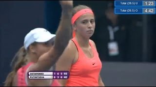 Ostapenko vs Putintseva 2016