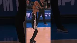 Wembanyama ties game from deep #nba #highlights #spurs #thunder #wembanyama #playoffs