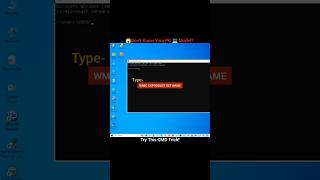 Find Your REAL PC Model in 1 Second | Hidden Windows