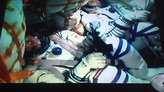 Soyuz Launch and 1st Stage Separation