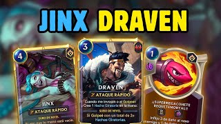DRAVEN JINX MAZO AGRESIVO Legends of Runeterra #legendsofruneterra #runeterra