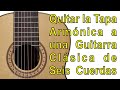 Quitar la Tapa Armónica a una Guitarra Clásica - por Luthier Facundo Miño...