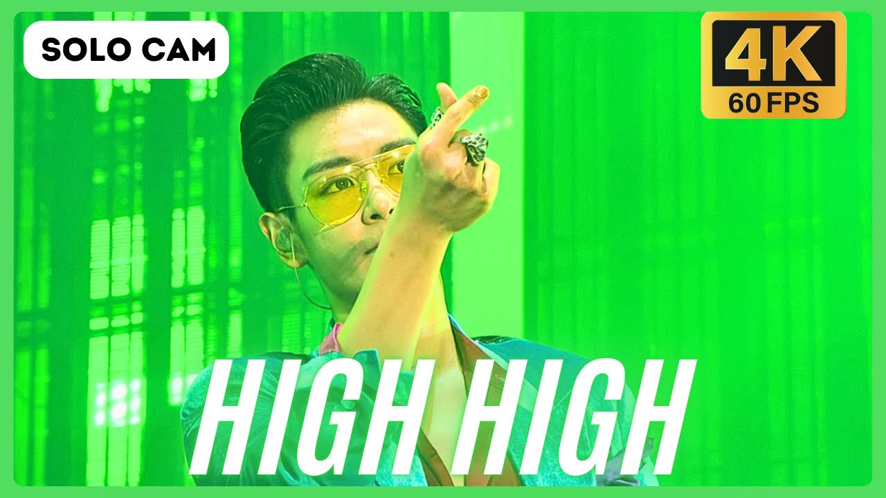 4K 60FPS - SOLO CAM] T.O.P - HIGH HIGH @ BIGBANG 0.TO.10 CONCERT