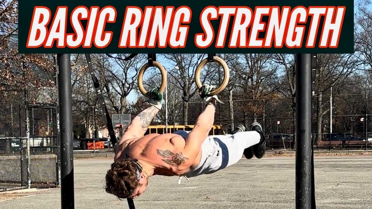 BASIC GYMNASTIC RING TRAINING | FULL BODYWEIGHT SHOULDER WORKOUT ...